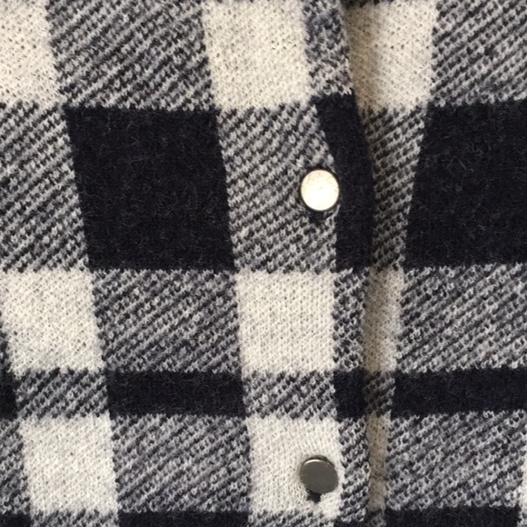 💯 MADEWELL MERINO WOOL CHECKERED SWEATER XXS - Picture 7 of 7